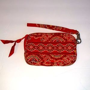 Vera Bradley coin purse with detachable wrist strap